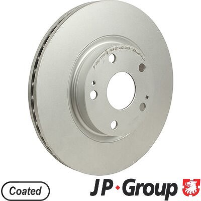 Jp Group 1x Bremsscheibe [Hersteller-Nr. 4863101900] für Toyota