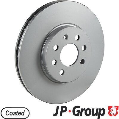 Jp Group 1x Bremsscheibe [Hersteller-Nr. 1263104400] für Opel, Vauxhall