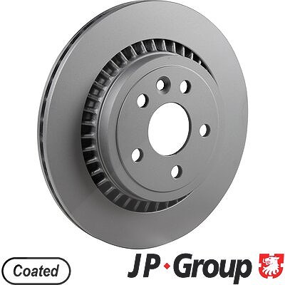 Jp Group 1x Bremsscheibe Hinterachse Belüftet [Hersteller-Nr. 4963200900] für Volvo