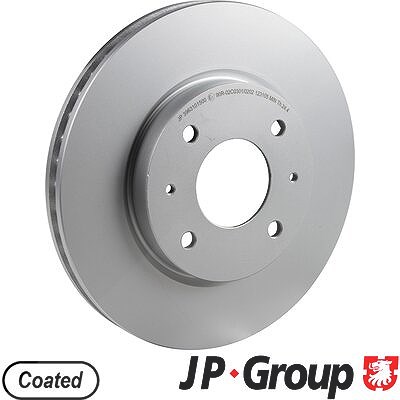 Jp Group Bremsscheibe [Hersteller-Nr. 3963101500] für Mitsubishi