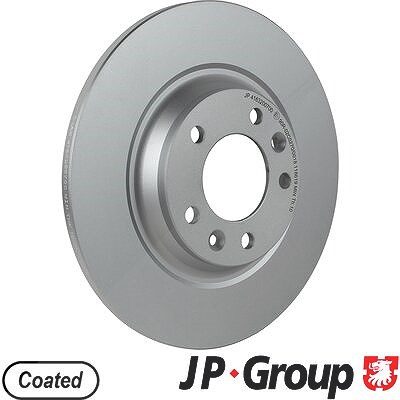 Jp Group 1x Bremsscheibe [Hersteller-Nr. 4163200700] für Citroën, Peugeot