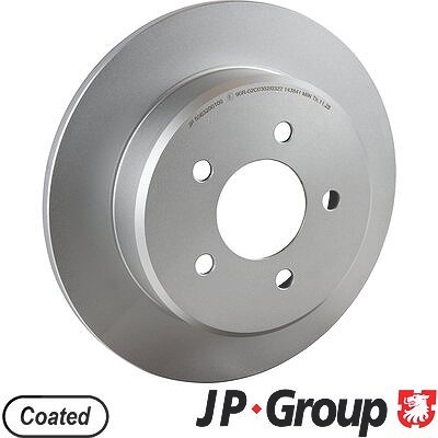 Jp Group 1x Bremsscheibe [Hersteller-Nr. 5063200100] für Chrysler, Dodge