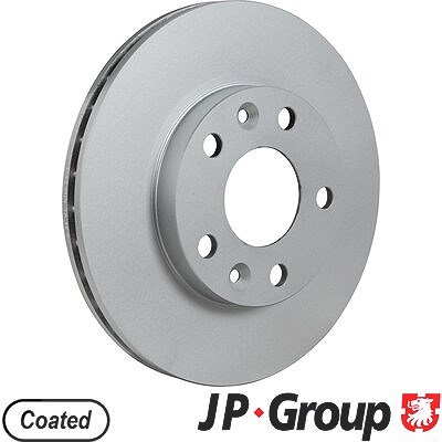 Jp Group Bremsscheibe Vorderachse Belüftet [Hersteller-Nr. 5163100200] für Dacia, Renault