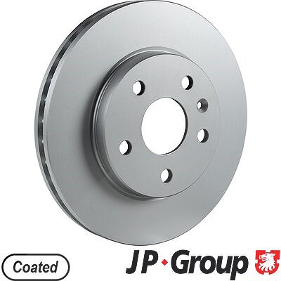 Jp Group 1x Bremsscheibe [Hersteller-Nr. 1263106600] für Vauxhall, Chevrolet, Saab, Opel