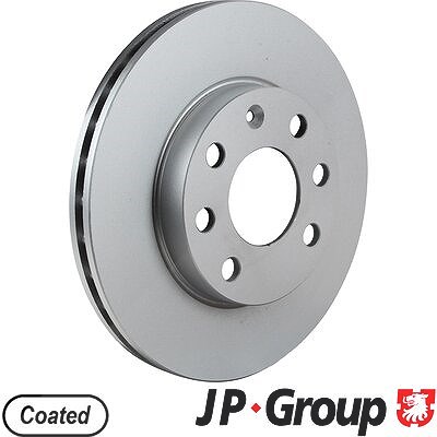 Jp Group 1x Bremsscheibe [Hersteller-Nr. 1263105400] für Opel, Vauxhall, Daewoo, Chevrolet