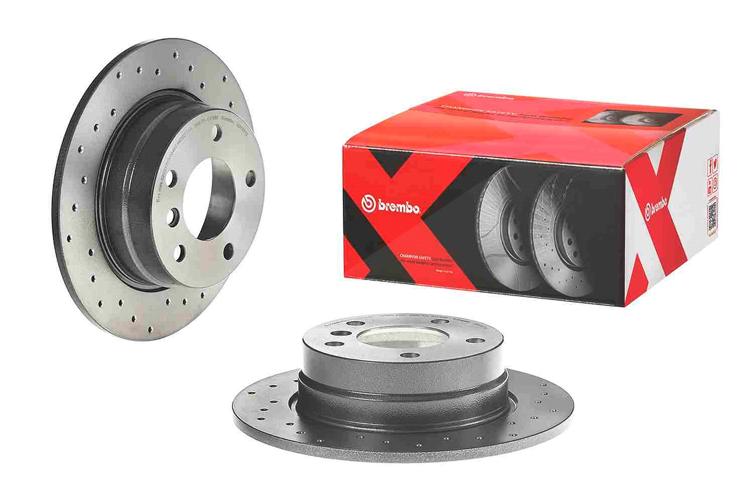 Brembo Bremsscheibe Xtra Line 08.9787.1X Gelocht 280Mm 10Mm Für Bmw - Bild 5