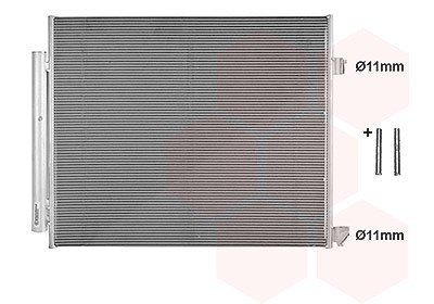 Van Wezel Kondensator, Klimaanlage [Hersteller-Nr. 30015711] für Mercedes-Benz