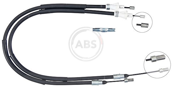 A.b.s. Seilzug, Feststellbremse [Hersteller-Nr. K13196] für Renault