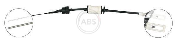 A.b.s. Seilzug, Kupplungsbetätigung [Hersteller-Nr. K25310] für Lancia, Fiat