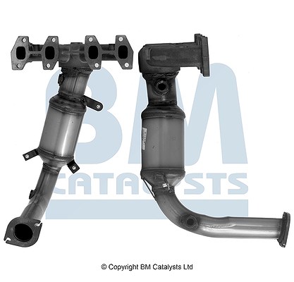 Bm Catalysts Krümmer Kat mit Anbauteilen [Hersteller-Nr. BM91016H] für Lancia, Fiat
