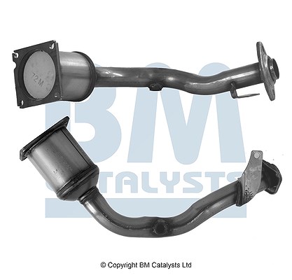 Bm Catalysts Katalysator mit Anbauteilen [Hersteller-Nr. BM91155H] für Peugeot