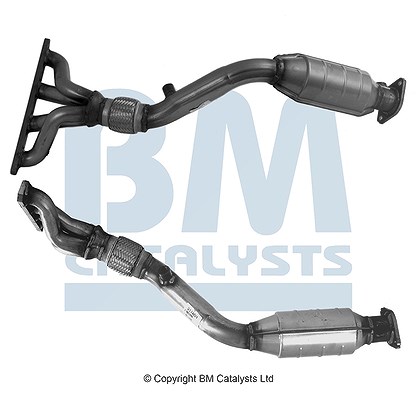 Bm Catalysts Katalysator mit Anbauteilen [Hersteller-Nr. BM91146H] für Mini