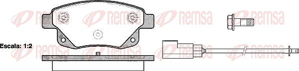 Kawe Bremsbelagsatz, Scheibenbremse [Hersteller-Nr. 125202] für Ford