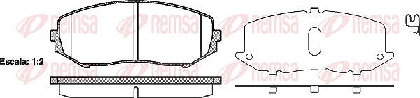 Kawe Bremsbelagsatz, Scheibenbremse [Hersteller-Nr. 122502] für Suzuki, Toyota