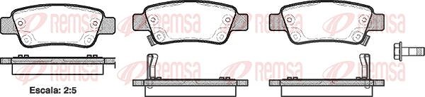 Kawe Bremsbelagsatz, Scheibenbremse [Hersteller-Nr. 129002] für Honda