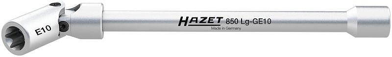 Hazet Steckschlüsseleinsatz TORX® - 1/4 - Außen TORX® Profil - E10 [Hersteller-Nr. 850LG-GE10]