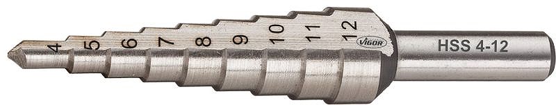 Vigor HSS-Stufenbohrer - 4 - 12 mm [Hersteller-Nr. V2394]