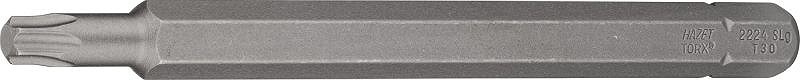 Hazet Bit - Sechskant 8 (5/16 Zoll) - Innen TORX® Profil - T30 [Hersteller-Nr. 2224SLG-T30]