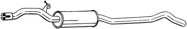 Bosal Mittelschalldämpfer [Hersteller-Nr. 284-461] für Audi