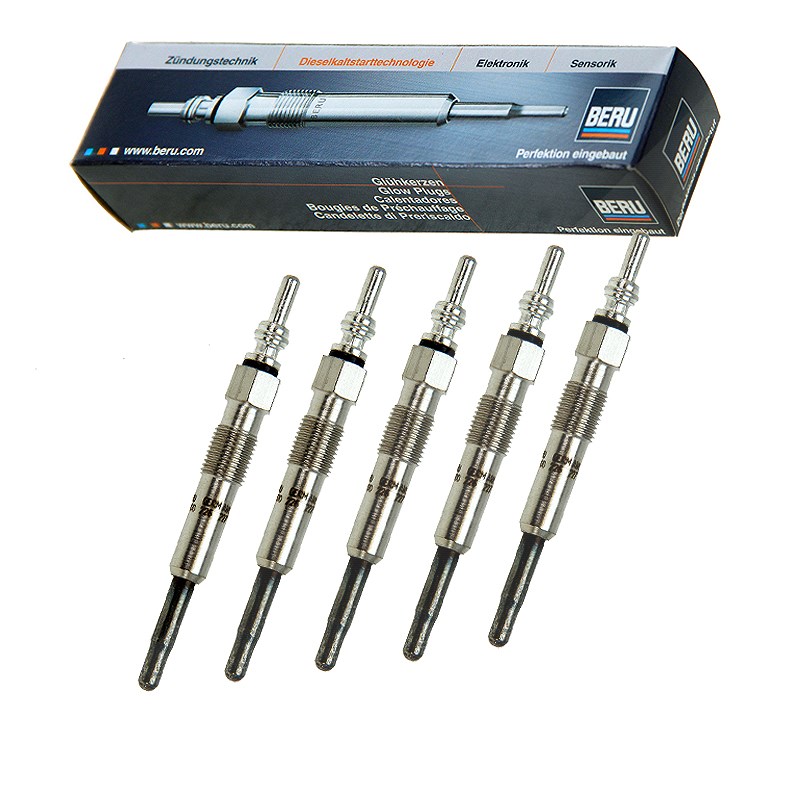 Beru 5x Glühkerze GN855 [Hersteller-Nr. GN855] für Seat, VW, Volvo, Audi