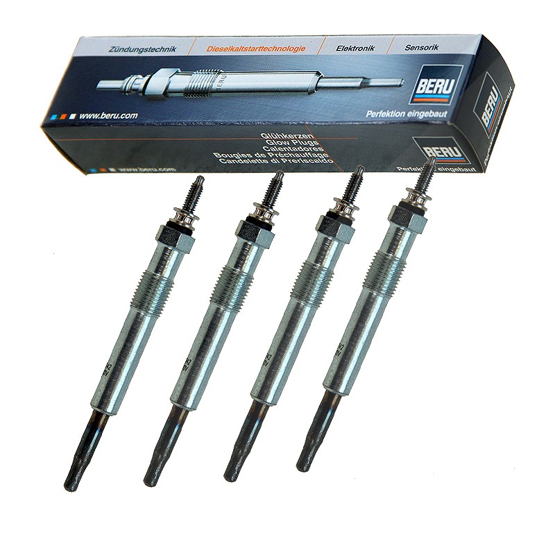 Beru 4x Glühkerze GN993 [Hersteller-Nr. GN993] für Ford
