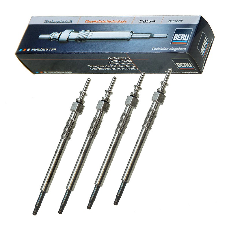 Beru 4x Glühkerze GN104 [Hersteller-Nr. GN104] für Chevrolet, Opel, Vauxhall, Honda