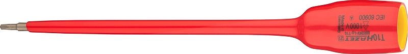 Hazet Schraubendreher-Steckschlüsseleinsatz - 3/8 - TORX® Profil - T10 [Hersteller-Nr. 8802KV-LG-T10]