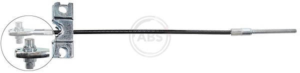 A.b.s. Seilzug, Feststellbremse [Hersteller-Nr. K13611] für Lancia, Alfa Romeo