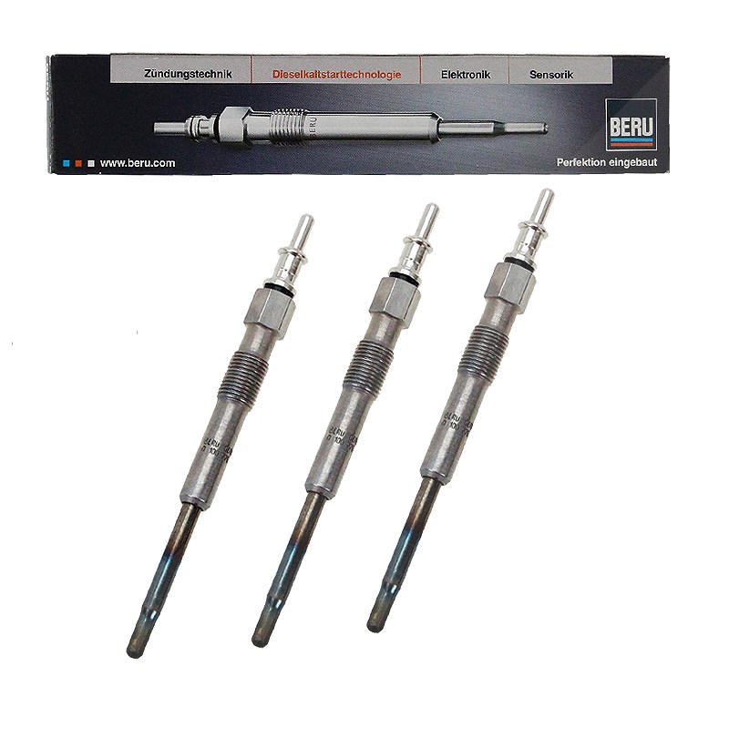 Beru 3x Glühkerze GN015 [Hersteller-Nr. GN015] für Smart
