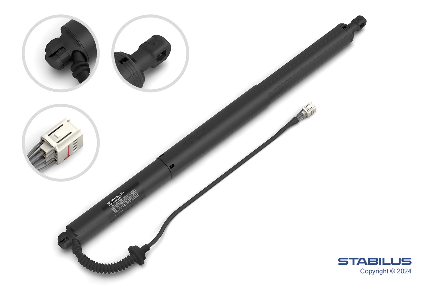 Elektromotoren-Set Heckklappe 644 mm Hub 190 mm STABILUS für u.a. SEAT ATECA - Image 6