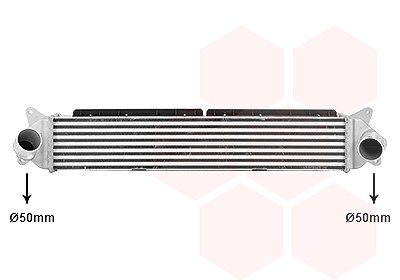 Van Wezel Ladeluftkühler [Hersteller-Nr. 83014706] für Hyundai, Kia