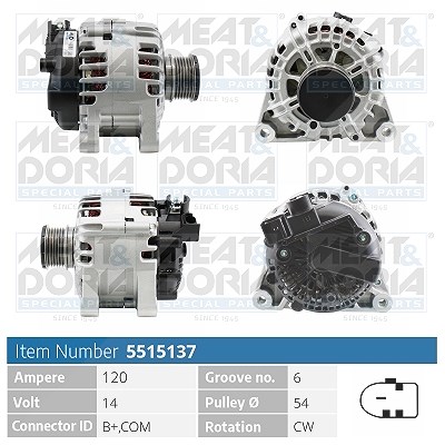 Meat & Doria Generator [Hersteller-Nr. 5515137] für Volvo, Ford
