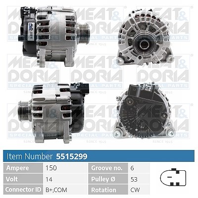 Meat & Doria Generator [Hersteller-Nr. 5515299] für Ford