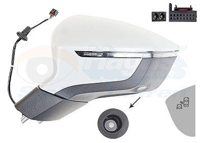 Van Wezel Außenspiegel [Hersteller-Nr. 4907827] für Seat
