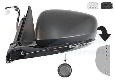 Van Wezel Außenspiegel [Hersteller-Nr. 4317817] für Renault