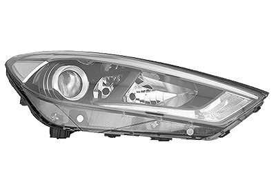 Van Wezel Hauptscheinwerfer [Hersteller-Nr. 8264964] für Hyundai
