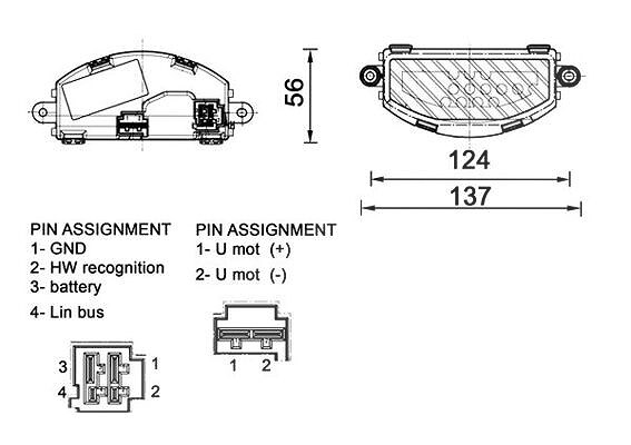 Mahle Regler, Innenraumgebläse [Hersteller-Nr. ABR155000P] für Volvo