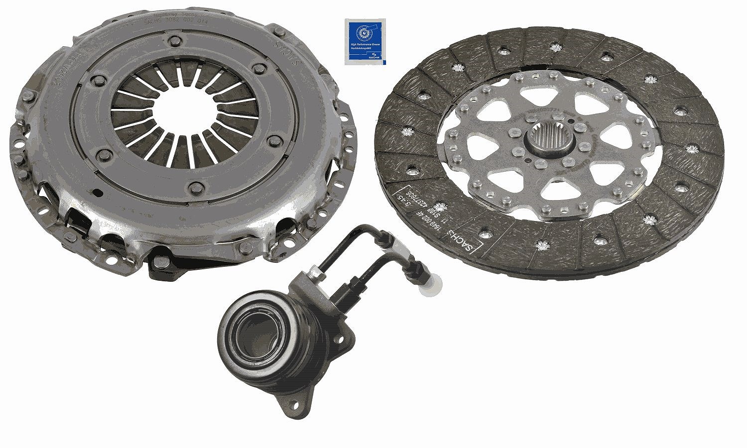 Sachs Kupplungssatz [Hersteller-Nr. 3000990450] für Hyundai, Kia