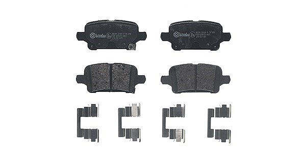 Magneti Marelli Bremsbeläge hinten (Satz) [Hersteller-Nr. 363700459090] für Vauxhall, Opel
