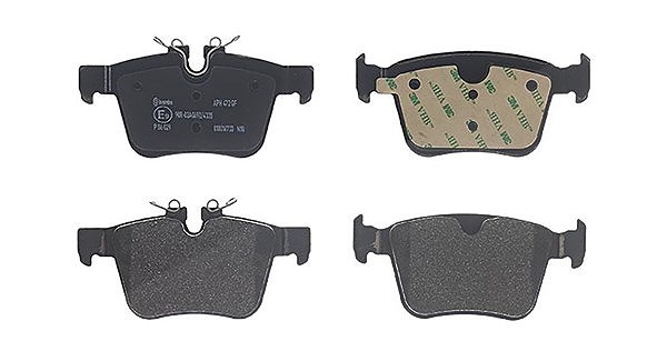 Magneti Marelli Bremsbeläge hinten (Satz) [Hersteller-Nr. 363700486029] für Jaguar, Land Rover, Volvo