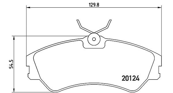Magneti Marelli Bremsbelagsatz, Scheibenbremse [Hersteller-Nr. 363700485028] für VW