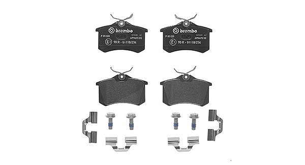 Magneti Marelli Bremsbelagsatz, Scheibenbremse [Hersteller-Nr. 363700485020] für Fiat, Skoda, Citroën, Renault, Peugeot, VW, Ds, Audi, Lancia, Seat, F