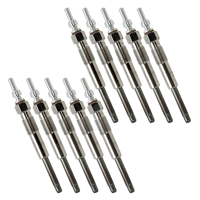 Bestprice 10x Glühkerze [Hersteller-Nr. 10662386] für Skoda, Jeep, VW, Seat, Vauxhall