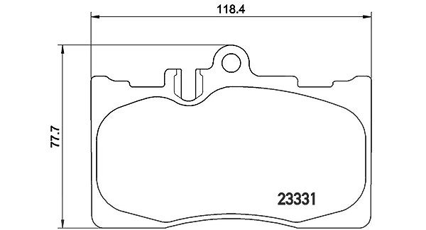 Magneti Marelli Bremsbelagsatz, Scheibenbremse [Hersteller-Nr. 363700483058] für Lexus