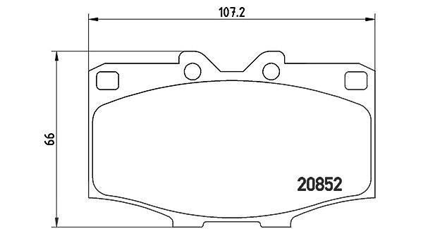 Magneti Marelli Bremsbelagsatz, Scheibenbremse [Hersteller-Nr. 363700483006] für Toyota