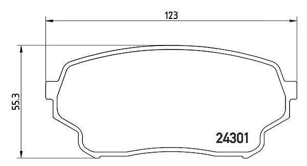 Magneti Marelli Bremsbelagsatz, Scheibenbremse [Hersteller-Nr. 363700479019] für Suzuki
