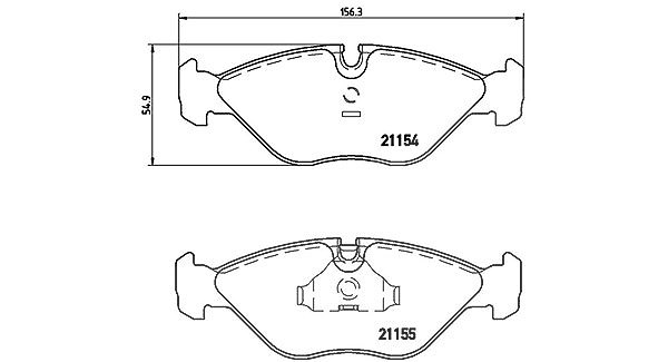 Magneti Marelli Bremsbelagsatz, Scheibenbremse [Hersteller-Nr. 363700471005] für Saab