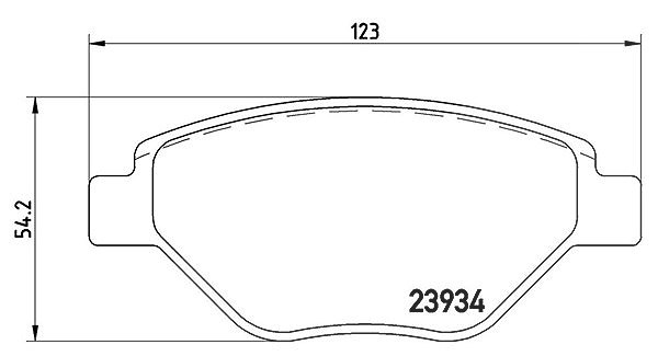 Magneti Marelli Bremsbelagsatz, Scheibenbremse [Hersteller-Nr. 363700468031] für Renault
