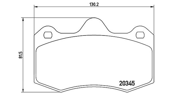 Magneti Marelli Bremsbelagsatz, Scheibenbremse [Hersteller-Nr. 363700468051] für Renault