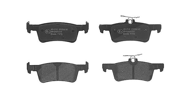 Magneti Marelli Bremsbelagsatz, Scheibenbremse [Hersteller-Nr. 363700461126] für Peugeot